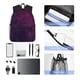 thumbnail image 4 of Easygdp Black Dark Blue Purple Mochila Casual para Portátil, Mochila para Escuela, Viajes, Negocios, 4 of 6