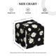 thumbnail image 4 of Balery Daisies Flowers Porta Pañuelos de Cuero con Estampado – Funda Moderna Cuadrada para Caja de Pañuelos, Dispensador 5x5x5'', 4 of 7
