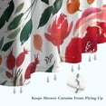 thumbnail image 6 of Pioneer Flower Floral Print Pattern Shower Curtain 72"x72" ,Bathroom Decorative Shower Curtains Set with 12 Hooks,Modern Waterproof Washable Shower Curtain, 6 of 6