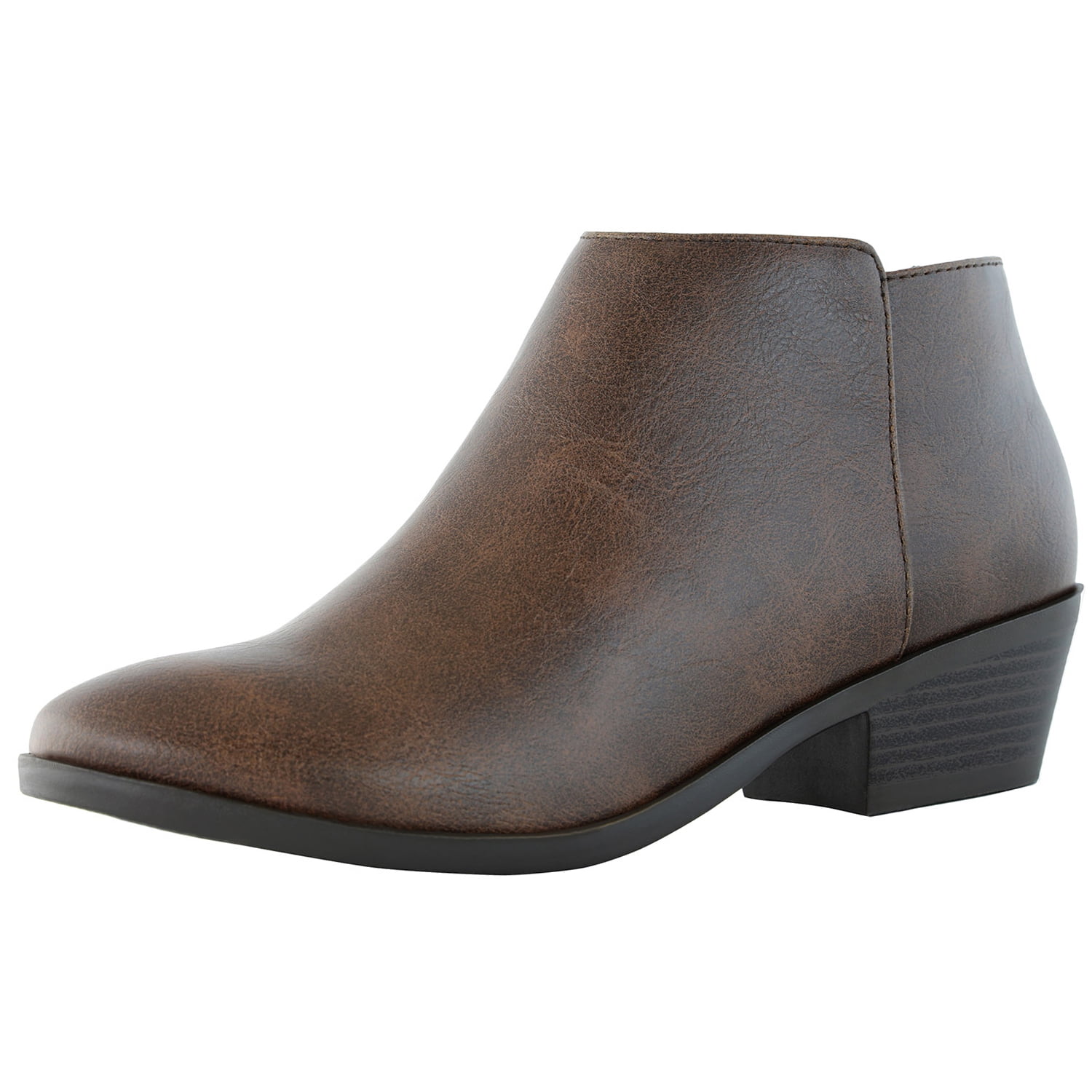 short chunky heel booties