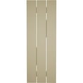 thumbnail image 5 of Ekena Millwork 17 1/2"W x 26"H Rustic Three Board Spaced Board-n-Batten Sandblasted Faux Wood Shutters w/Z-Board (Per Pair), Primed Tan, 5 of 10