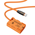 thumbnail image 3 of ZGCINE LP-E6NH Dummy Battery Power Adapter with Type-C Interface, 9-12V Input, 8V/3A Regulated Output, 60cm Cable for Canon R/R5/R6/R5 C/R7/R6 Mark II/5D Mark II III IV/6D/6D Mark II/7D/7D Mark, 3 of 5