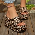 thumbnail image 4 of SACFOF Lryweisy Women's Chunky Platform Bohemian High Heels Square Open Toe Wedge Sandals Comfortable Dressy Shoes, 4 of 6