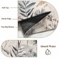 thumbnail image 6 of Farmhouse Leaves Round Area Rug 5 FT, Non Slip Bedroom Rugs, Pastoral Vintage Flowers Botanical Washable Soft Circular Carpet Non-Shedding Floor Mat for Kitchen Dining Room Foyer Balcony Dorm, 6 of 8