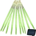 thumbnail image 6 of Solar Meteor String Lights, Waterproof Garden Lights with 192 LEDs Falling Raindrop Effect, 30cm 8 Tubes Blue Outdoor Solar Lights for Holiday, Party, Wedding & Christmas Decoration, 6 of 8