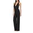 thumbnail image 4 of successthop Sequin Jumpsuits for Women Evening Party Slim V Neck Sleeveless One Piece Long Solid Causal Lounge Wear S, 4 of 5