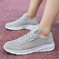 thumbnail image 5 of Yindaity Men Sneakers Men's Mesh Fabric Fashion Sneakers Casual Oxfords Lightweight Breathable Versatile Walking Shoes (Grey,11), 5 of 6