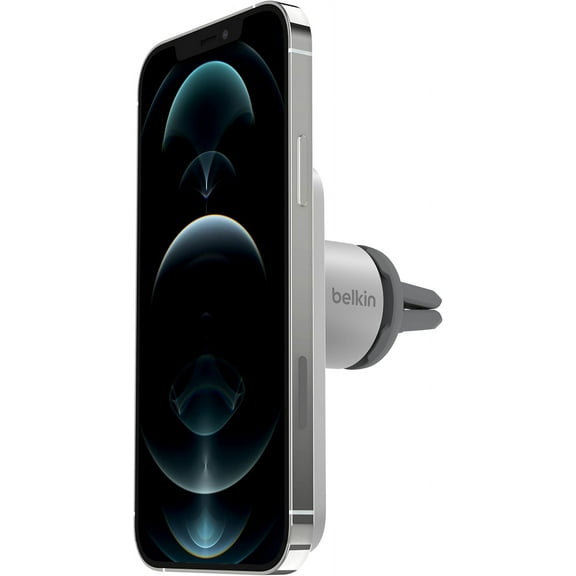 Belkin MagSafe Vent Mount Pro - MagSafe Phone Mount for Car, Magnetic Phone Holder Compatible with iPhone 16, iPhone 16 Pro, iPhone 16 Pro Max, iPhone 15 Series, iPhone 14 Series, and Mini - Gray