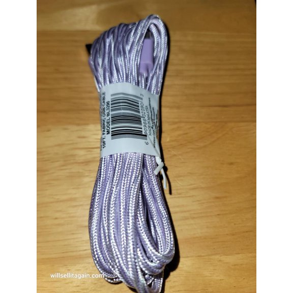Wireless Gear 10 Ft USB to USB-C Braided Fabric Charging Cable (Purple)
