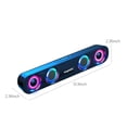 thumbnail image 3 of Xihbxyly Ofertas Especiales, Liquidación de Primera Calidad Hoy Subwoofer de Sonido Bluetooth Colorido de Alta Potencia para El Hogar, Vídeo de Escritorio, Altavoz Inalámbrico de Banda Larga, Barra d, 3 of 7