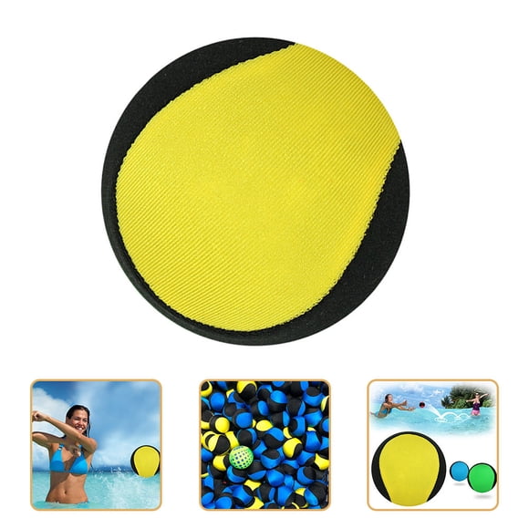FONDOTIN Tpr Water Bouncing Ball Yellow Ball for Outdoor Pool and Beach Activities