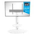 thumbnail image 4 of Pemberly Row TV Floor Stand w/ TV Mount Column for 32" to 65" TVs - Satin White, 4 of 9
