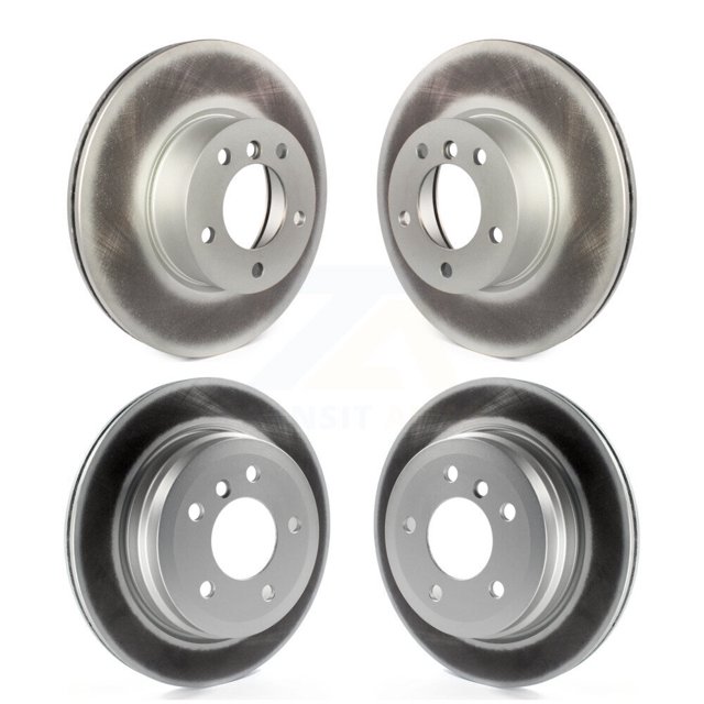Genius Front Rear Coated Disc Brake Rotors Kit for Car BMW 328i xDrive X1 328xi KG-101094