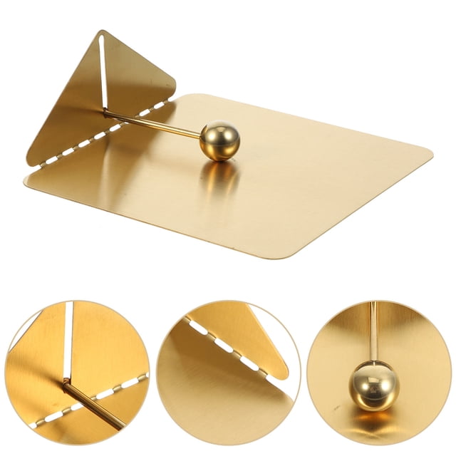 BEADCEST Porta Servilletas Metálico Dorado Con Compacto Para Y