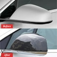 thumbnail image 3 of NINTE Mirror Covers Replacement for 2016-2022 Tesla Model X Rear View Mirror Caps ABS Carbon Fiber Look Style, 3 of 4