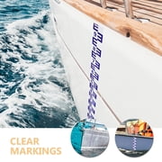 UPKOCH 2Pack Water Depth Measurement Ruler Coated Sticker for Tidal Observation in Boats Pools