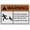 Warning Sign 3, variant on Wear Protective Equipment - 8"x12" Aluminum Tin Warning Sign for Home Outdoor Garden, Industrial Workplace