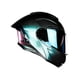 thumbnail image 1 of Casco Abatible De Moto Kov Apolo Camaleon Verde Dot, 1 of 5