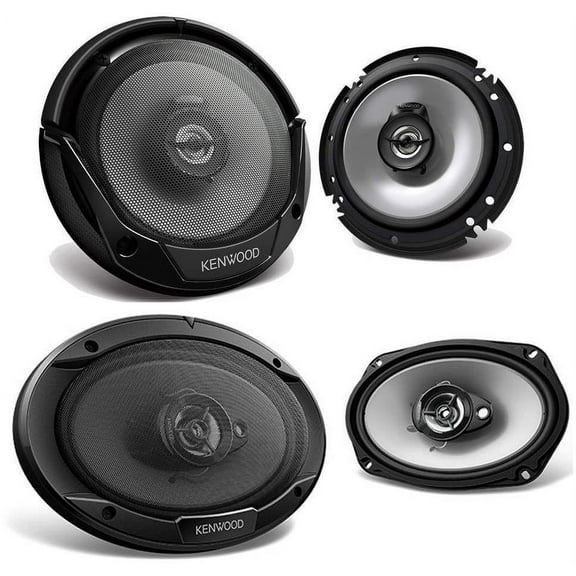 Kenwood KFC-1666S   KFC-6966S 6.5" 300W 2-Way Plus 6x9 400W 3-Way Car Speaker