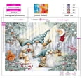 thumbnail image 2 of Pintura de diamantes 5D DIY, póster de Gnomo de Navidad, pintura de diamantes de cristal, bordado de mosaico, Kit de punto de cruz, decoración del hogar, nueva serie, 2 of 3