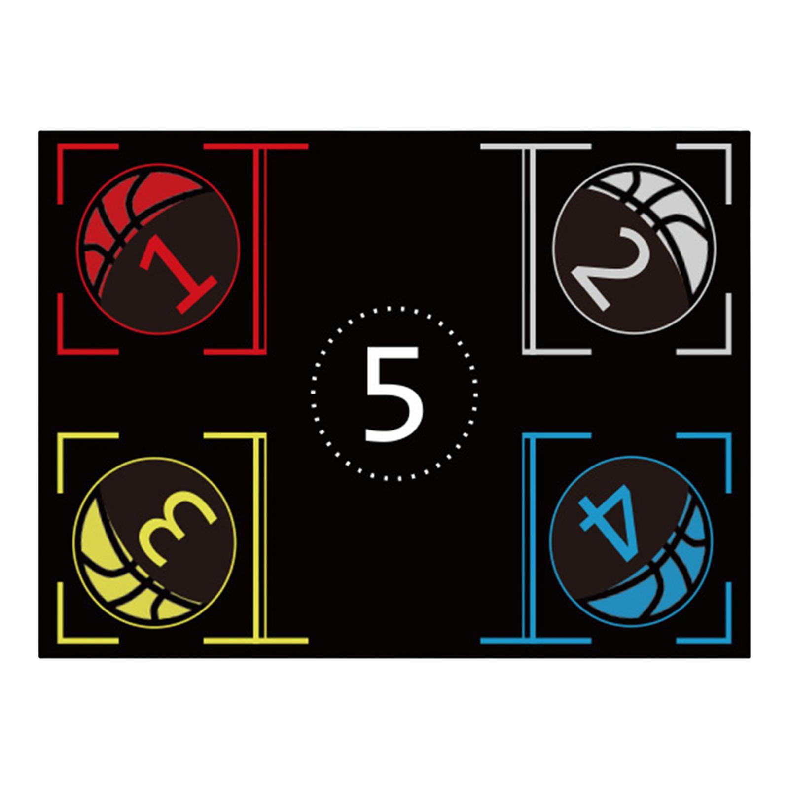DimyFew Basketball Training Mat Basketball Dribble Trainer Basketball Practice Equipment Style B 120cmx89cm