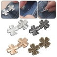 thumbnail image 3 of 1PCS Four Leaf Clover Tightener Adjustable Waist Buckle For Jeans, No Sewing Required Button Adjuster For Pants And Skirts Waist, 3 of 11