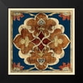 thumbnail image 2 of Zarris, Chariklia 15x15 Black Modern Framed Museum Art Print Titled - Vintage Woodblock III, 2 of 5