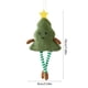 thumbnail image 3 of Adorno Navideño Colgante de Tela Verde Flocada | Corona Navideña Ligera de 10 X 8 Cm | Ideal para Decorar El Árbol de Navidad, La Repisa y El Hogar, 3 of 6