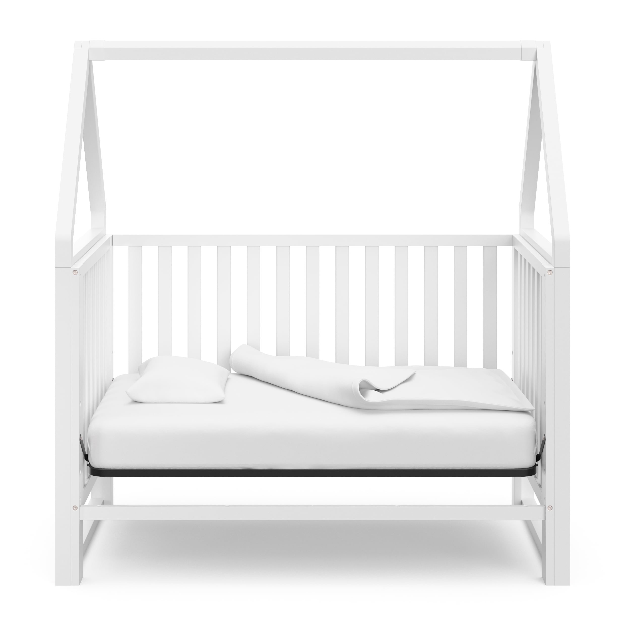 Storkcraft Orchard 5-in-1 Convertible Baby Crib, White