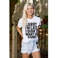 thumbnail image 3 of I Didn't Want to Come Introvert Funny Plus Size Crewneck Graphic Tee Shirt Brisco Brands 3X, 3 of 5