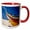 Red/White, variant on 3drose, Portugal, Mira, Silver Coast, Bow of Colorful Fishing Boat, 11oz Magic Transforming Mug