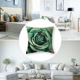 thumbnail image 5 of BANET Throw Pillow Covers Green Square Pillowcases Cushion Cover for Room Sofa Chair Bed Home Decor Set of 2 12x12in, 5 of 7