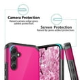 thumbnail image 5 of TJS for Samsung Galaxy A35 5G Phone Case, with Tempered Glass Screen Protector, Magnetic Support Dual Layer Shockproof Drop Protection Impact Cover for Galaxy A35 5G (Pink), 5 of 5