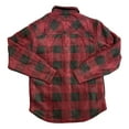 thumbnail image 2 of Weatherproof Men's Long Sleeve Button Up Fleece Lined Shacket (Port Royale, XXL), 2 of 2
