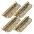 thumbnail image 4 of 4Pcs Bed Rail Fasteners Metal Bed Frame Rail Brackets Bed Rail Hinge Accessories, 4 of 5