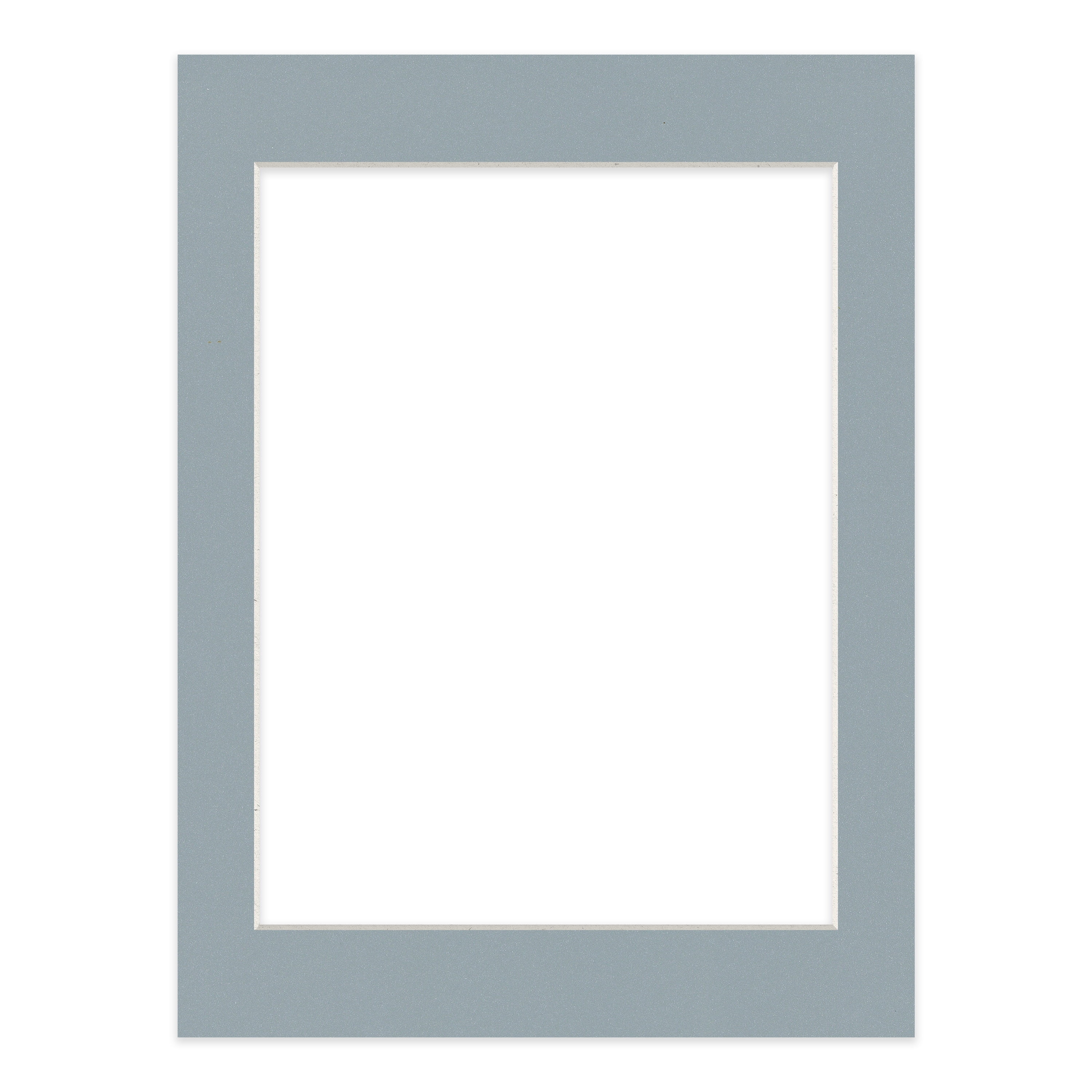 Metallic Silver Picture Frame Mat for 18x24 Frames - Fits 15x21 Photos - 1 Mat