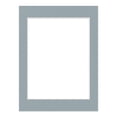 thumbnail image 3 of Metallic Silver Picture Frame Mat for 8x8 Frames - Fits 5x5 Photos - 1 Mat, 3 of 7