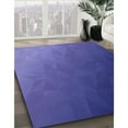 thumbnail image 3 of Ahgly Company Machine Washable Indoor Rectangle Transitional Light Slate Blue Area Rugs, 5' x 7', 3 of 7