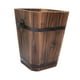 thumbnail image 3 of Maceta de madera con forma de cubo, rústica, para inauguración de la casa, diseño retro L, 3 of 9
