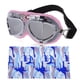 thumbnail image 1 of Gafas de montar para motocicleta plegables de PC PU esponja para motocross y ATV, lente tono plateado, marco tono rosa, 1 of 6