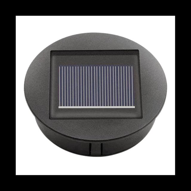 4 Piezas LED Luces Solares Reemplazo Superior Linterna Solar Panel Solar Linterna Alimentada Luces de Tapa para Patio de Camino al Aire Libre