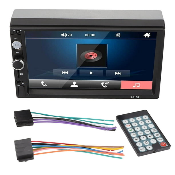 Reproductor MP5 para coche de 7 pulgadas, receptor estéreo multimedia con Bluetooth Mirror Link y control remoto para Android
