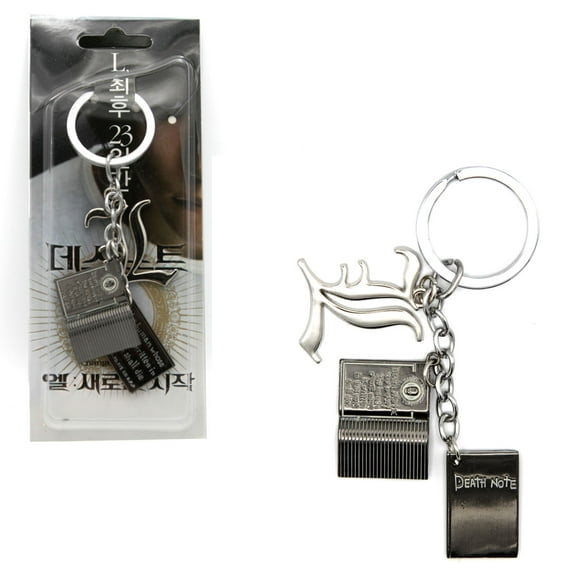 L Notes - Death Note 1" Keychain 3 pc. Pendant