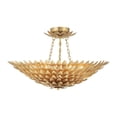 thumbnail image 6 of 517-GA-Crystorama Lighting-Broche - Six Light Chandelier in Timeless Style - 24.5 Inches Wide by 11 Inches High-Antique Gold Finish, 6 of 8