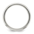 thumbnail image 2 of Solid 925 Sterling Silver 7mm Matte Brushed Finish Unique Wedding Band Ring Size 9.5, 2 of 5