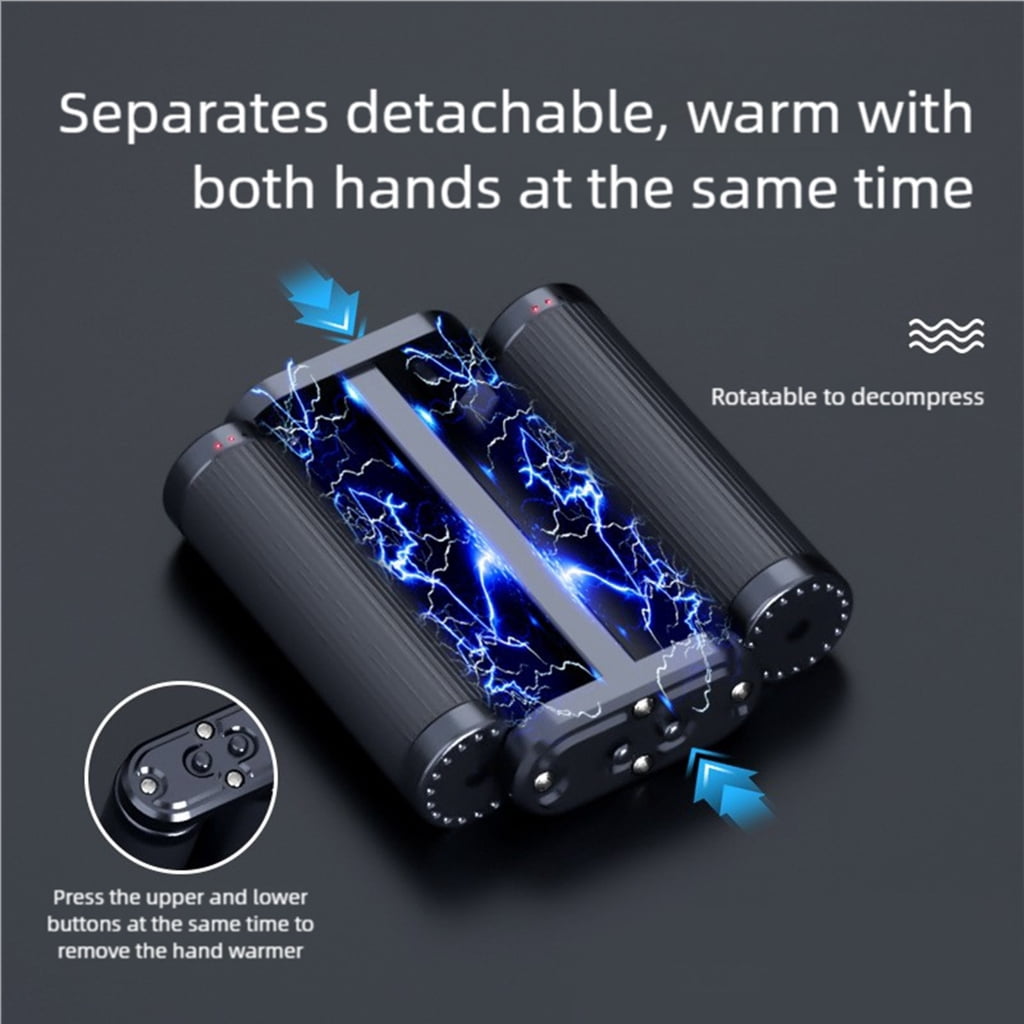 Lightweight Hand Warming Device Quick Warming Electric Hand Warmer Portable Heater for Women Men Camping