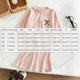 thumbnail image 4 of Linfrsh Toddler Outfits Girls' Cute Casual Bow Embroidery Long Sleeved Cardigan and Pants Set, 4 of 5