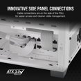 thumbnail image 3 of CORSAIR RM850x Shift Fully Modular ATX Power Supply - 80 Plus Gold - ATX 3.0 - PCIe 5.0 - Zero RPM - Modular Side Interface - White, 3 of 5