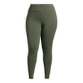 thumbnail image 4 of Terra & Sky Women's Plus High Waist Ankle Length Leggings, 27" Inseam, Sizes 0X-5X, 4 of 5