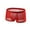 Red, variant on HUPOM Men'S Underwear Underwear For Men Pack Medium waist Comfort Waist Solid Boxer Briefs Black 2XL